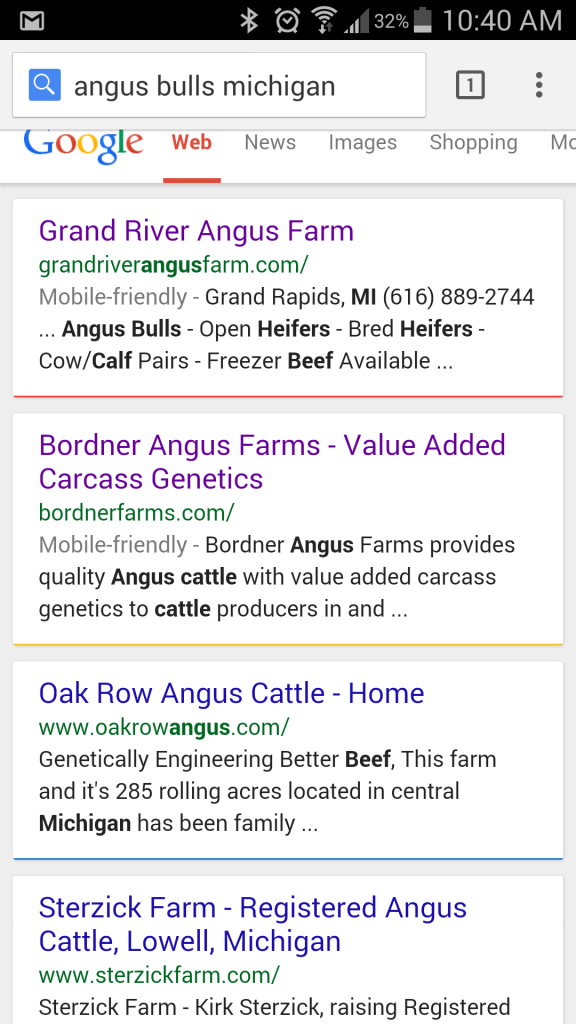mobile angus bulls michigan google search
