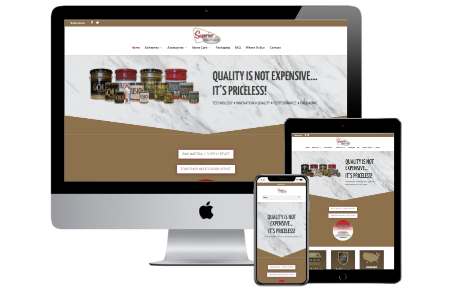 Superior Stone Products Website