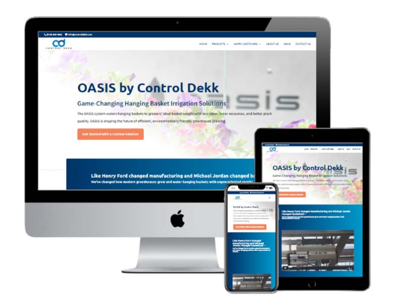 Control Dekk Website