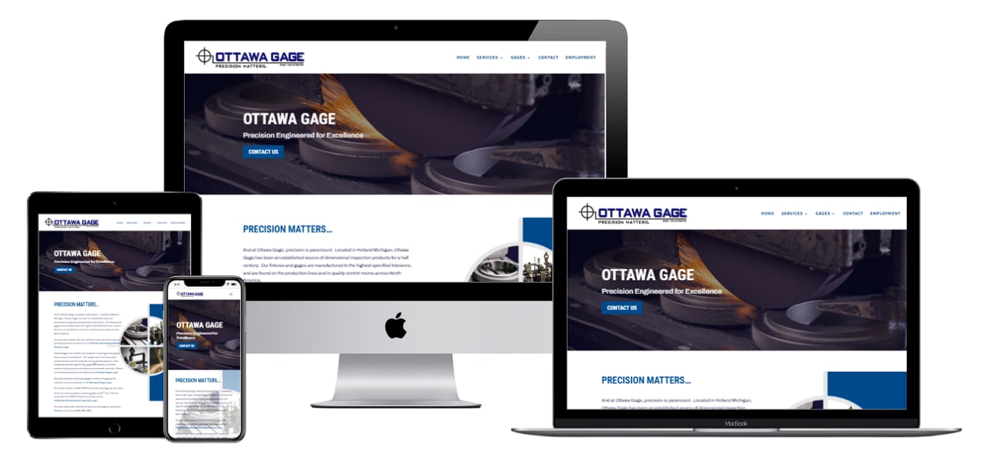 Ottawa Gage Website Design by VanDenBerg Web + Creative Ottawa Gage Website Design by VanDenBerg Web + Creative