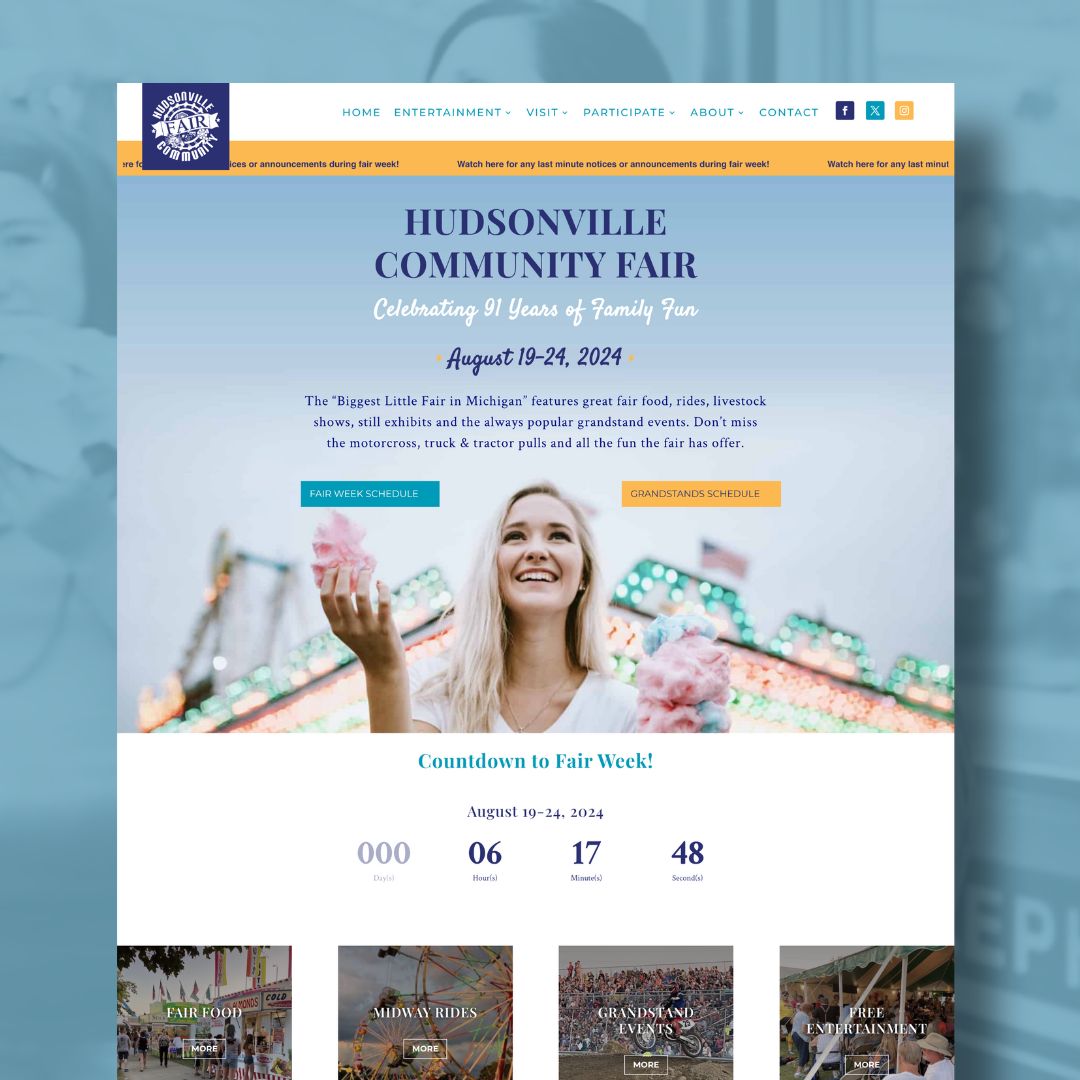 hudsonville website design