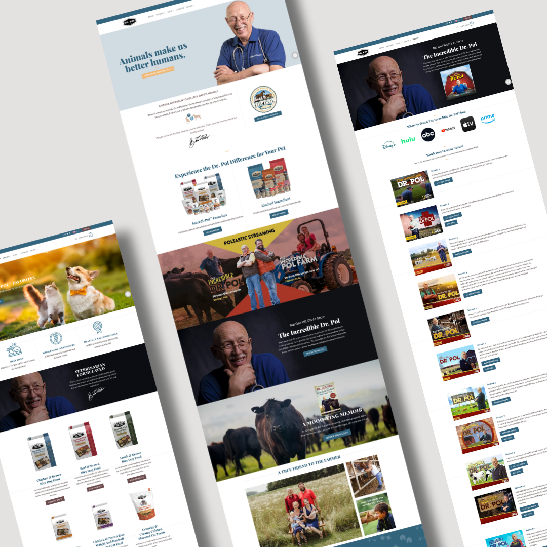 Dr Pol Pages - VanDenBerg Web + Creative