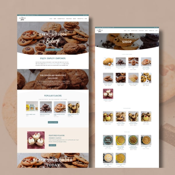 Open Door Bakery Website