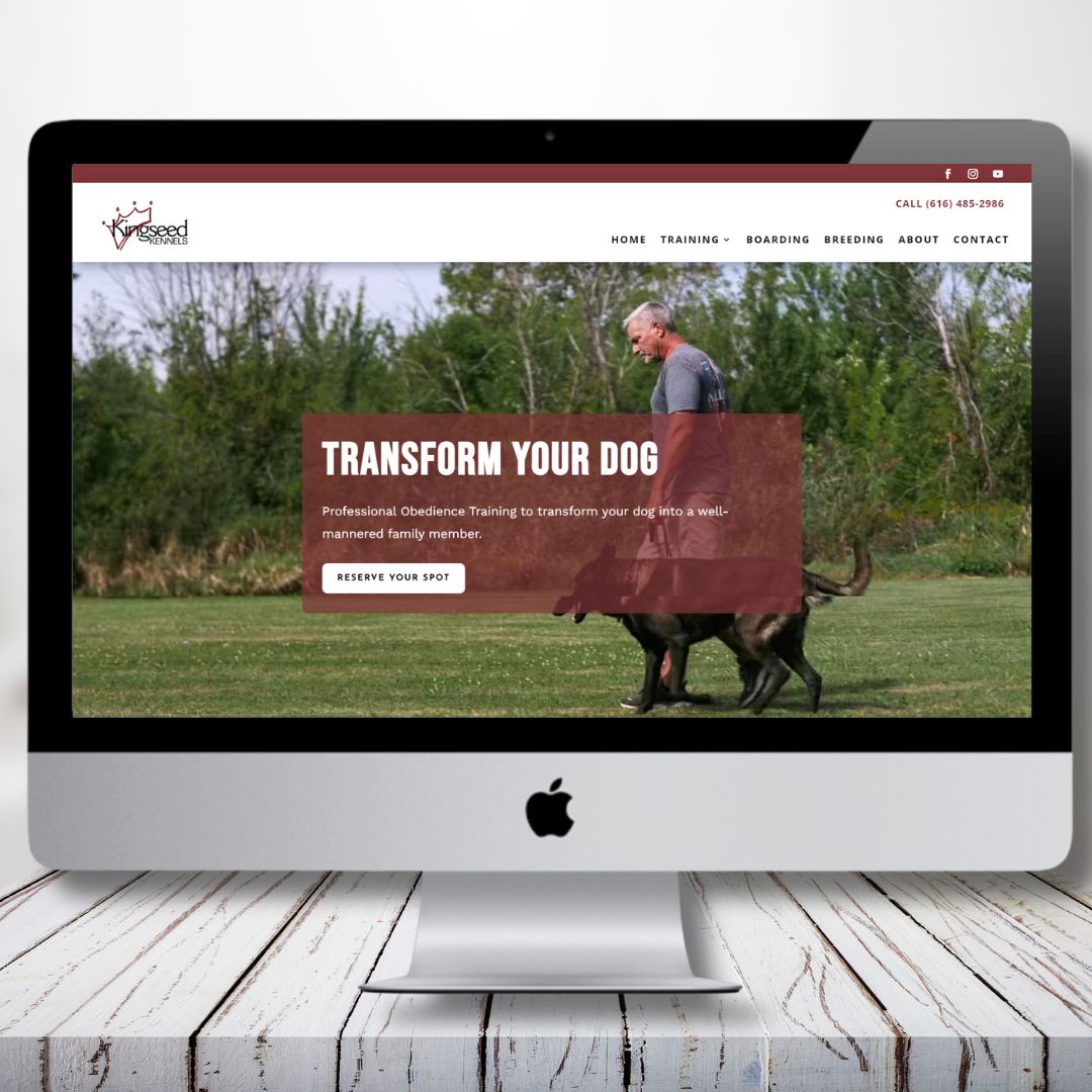 Kingseed Kennels Website Design