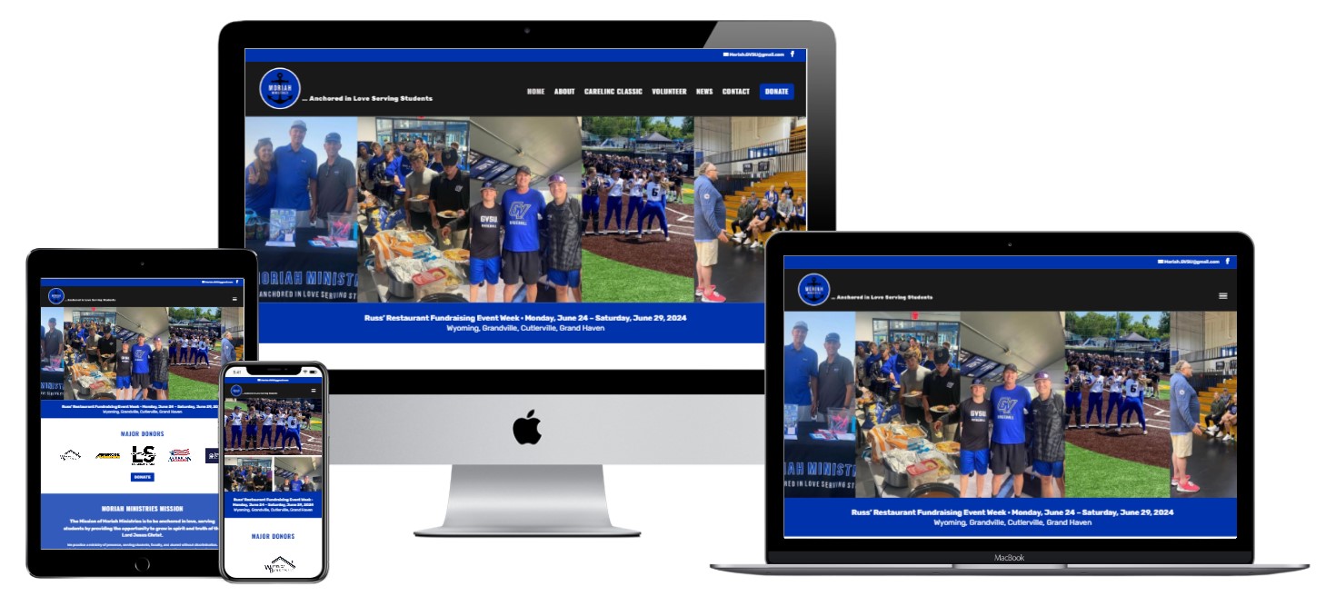 Moriah Ministries - VanDenBerg Web + Creative Design