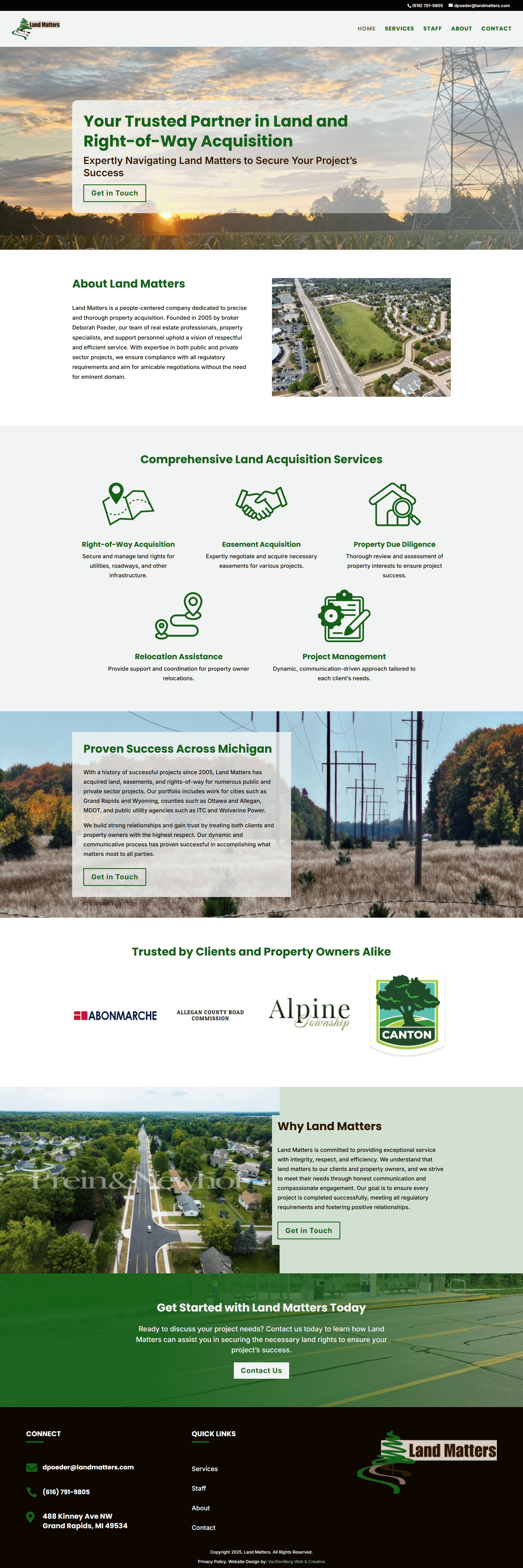 Land Matters Homepage