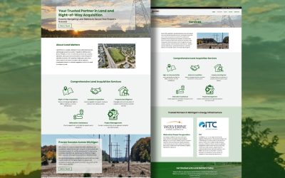 Land Matters Elevates Its Online Presence with a Modern, Professional Website