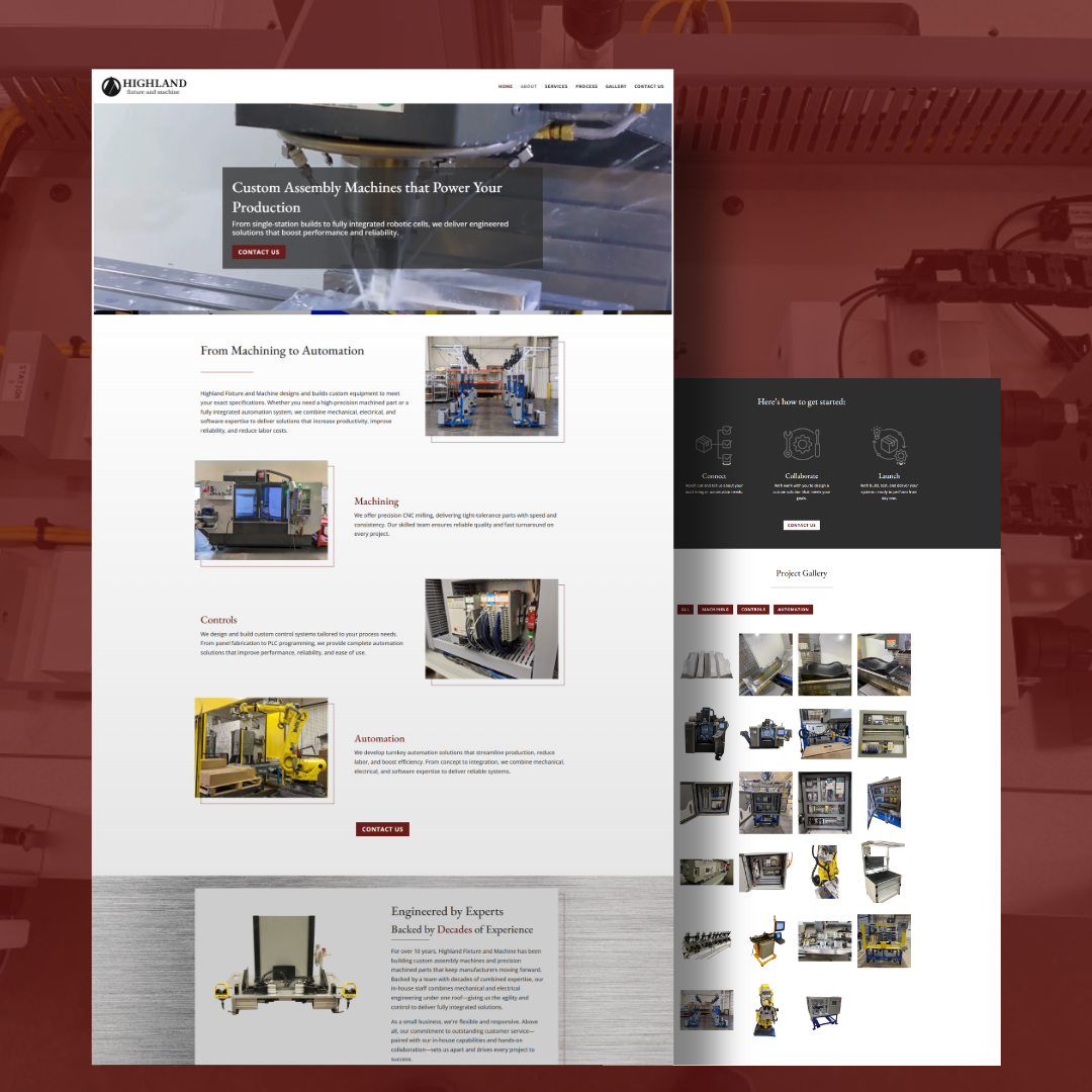 Highland Fixture WordPress Website Design Highland Fixture WordPress Website Design