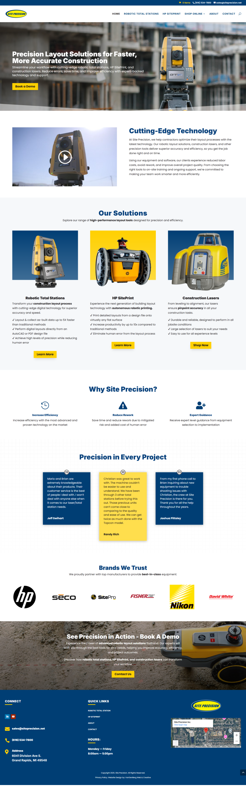Site Precision Home Page Site Precision Home Page