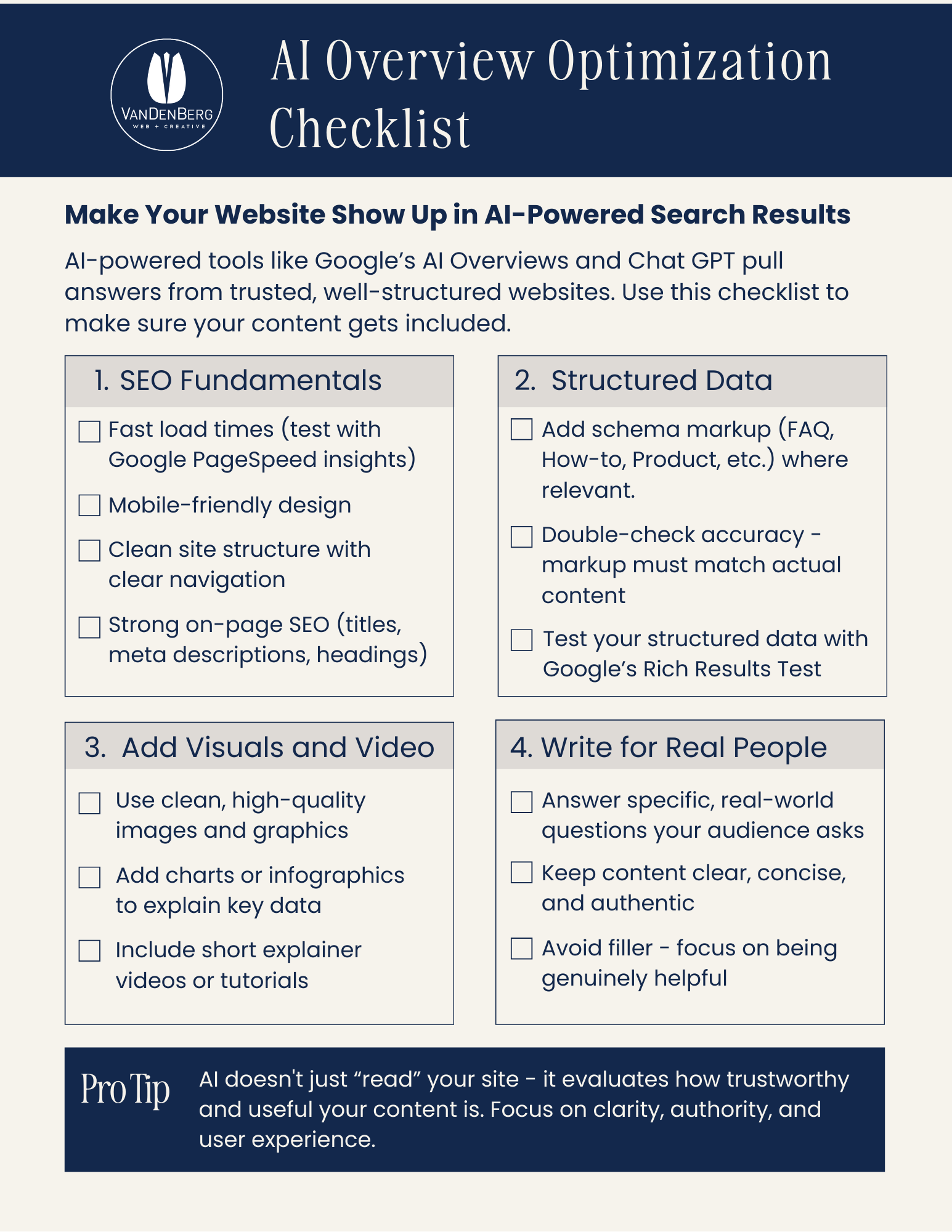 AI Overview Optimization Checklist (1)