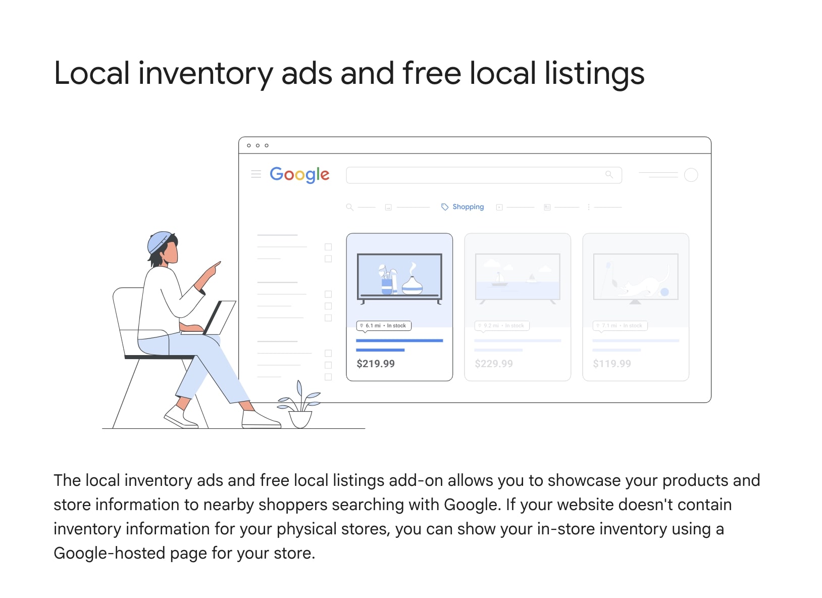 Local Inventory Ads Screenshot
