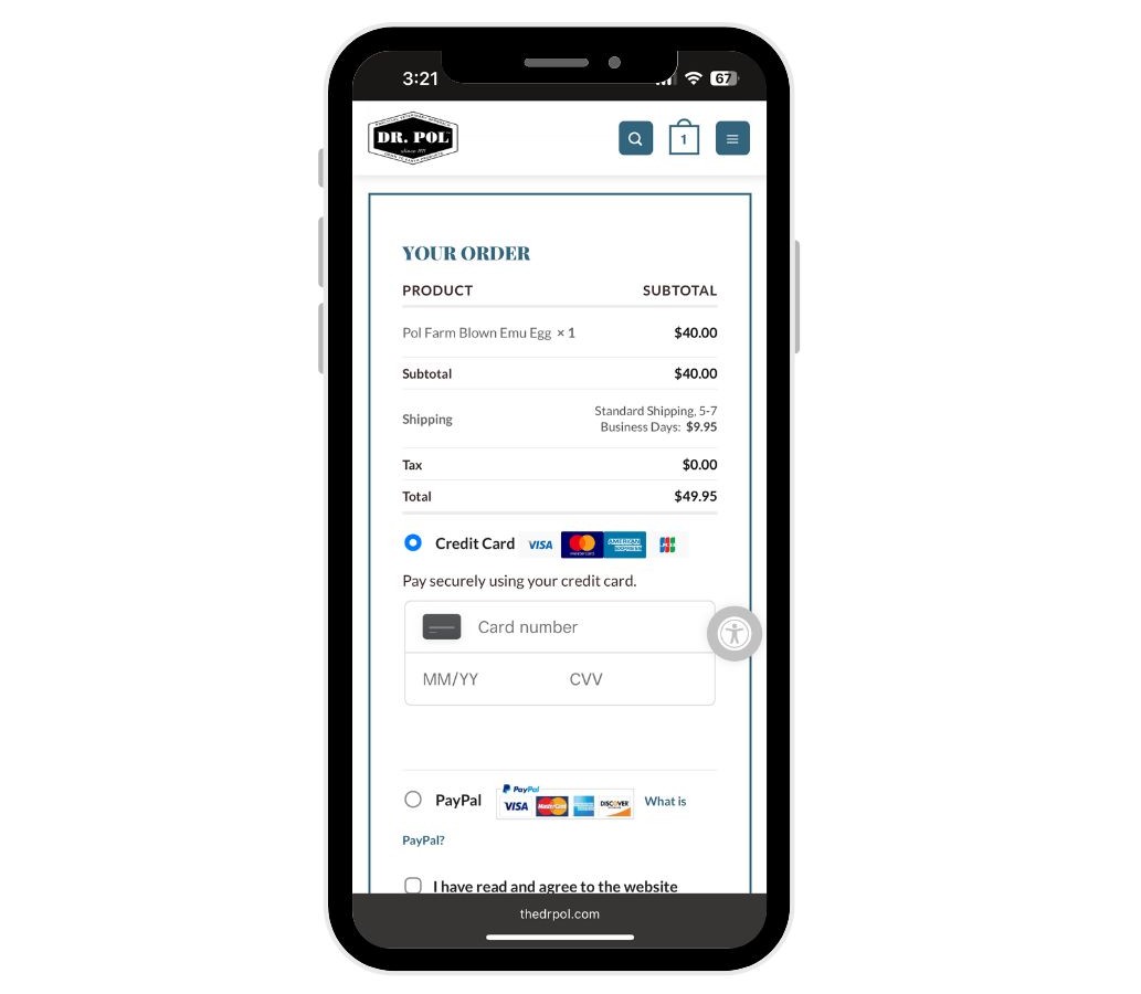 Ecommerce Payment Squarespace
