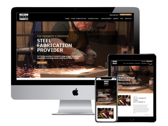Nelson Steel Website Redesign