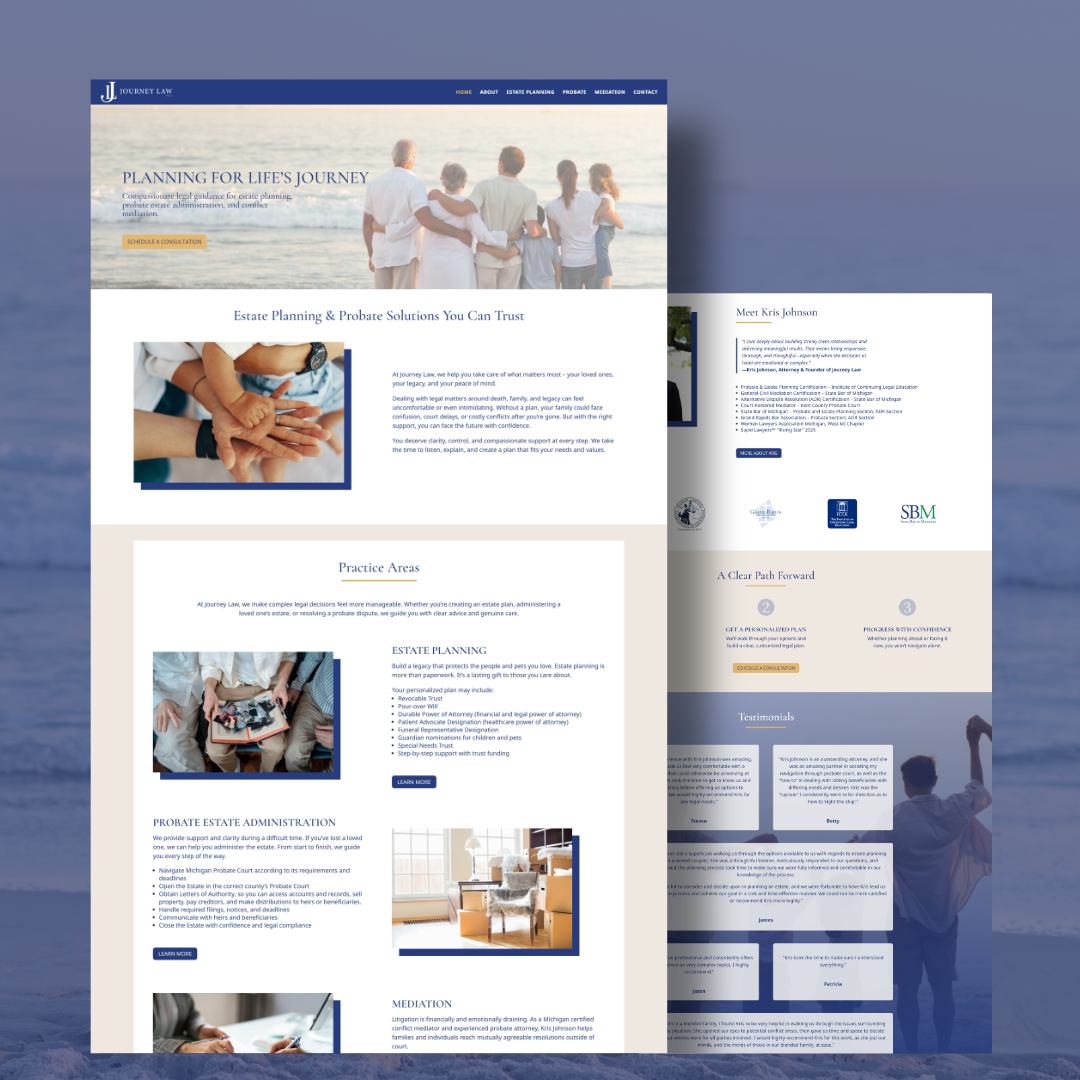 Journey Law WordPress Website Journey Law WordPress Website