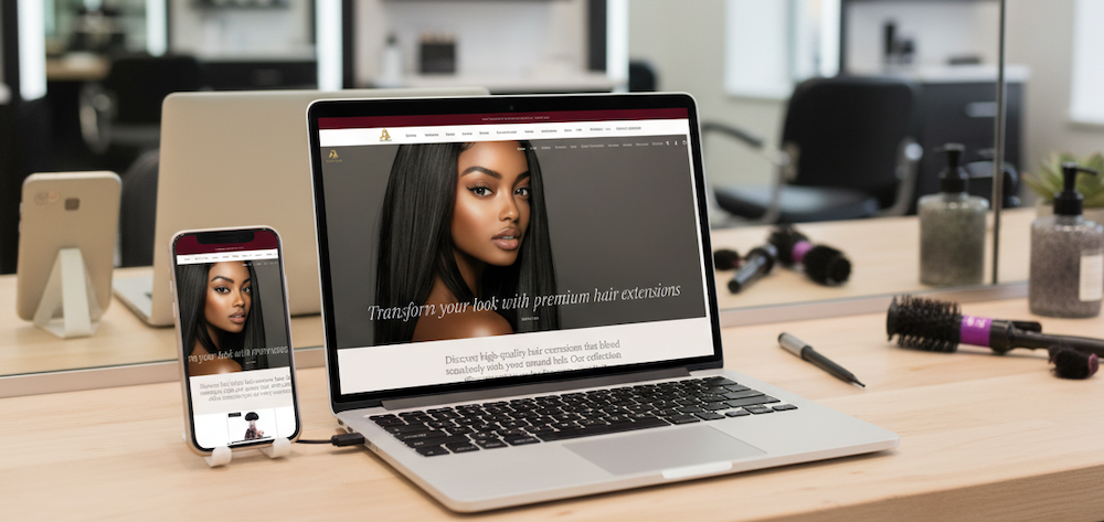 aurea hair shopify website