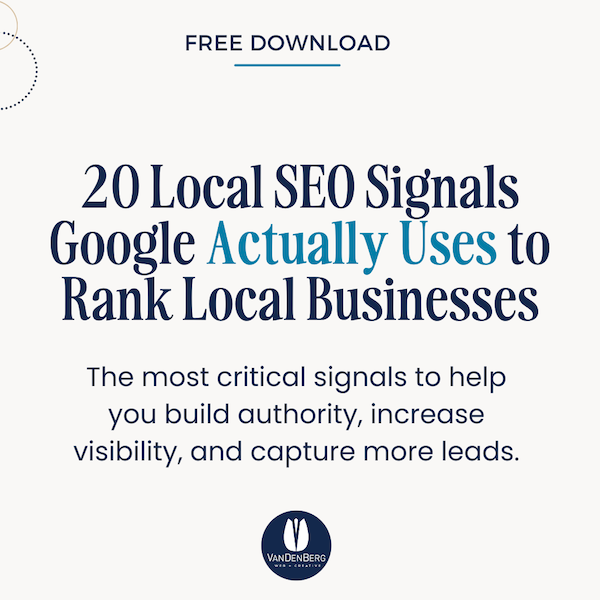 20 local seo signals