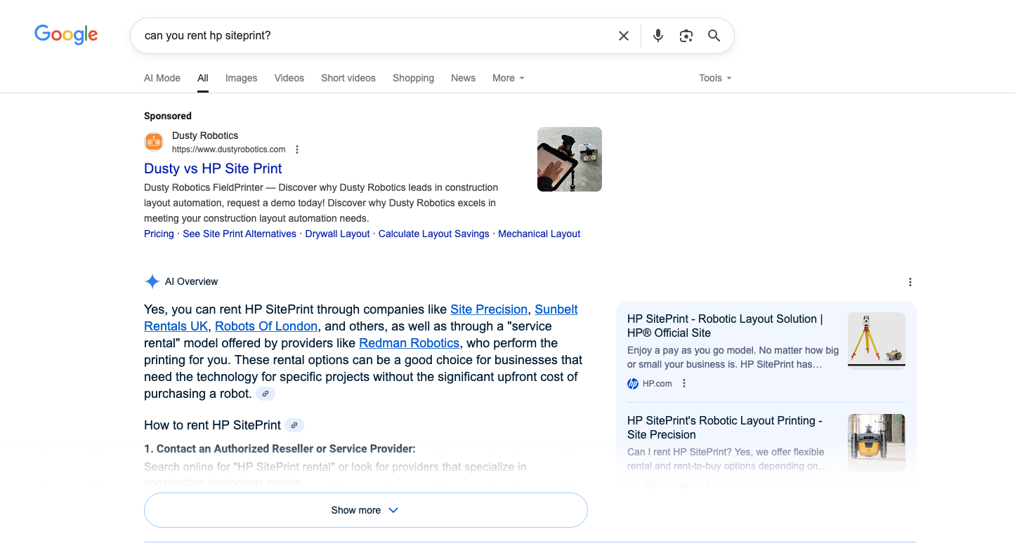 Site Precision - FAQ AI Overview Citation