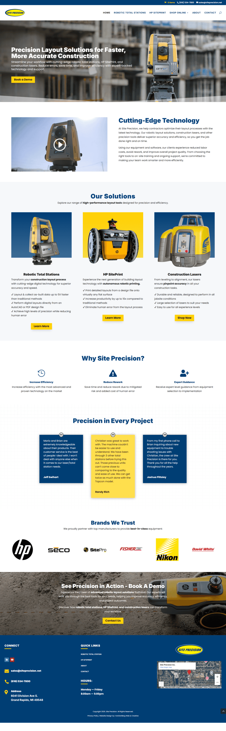 Site Precision Home Page