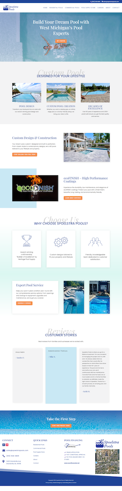 Spoelstra Pools Home Page