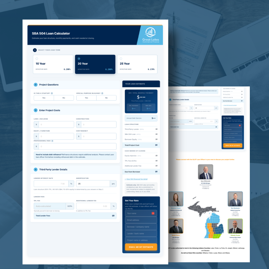 Great Lakes Commercial Finance Turns Its Loan Calculator Into a Lead Generator