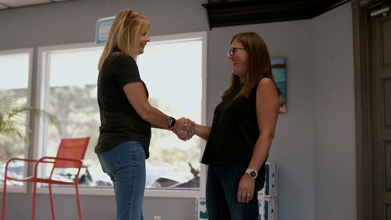 VanDenBerg Web and Creative helping a West Michigan business owner get back online